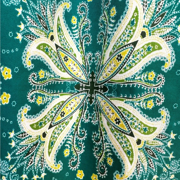 LOFT Bandana Handkerchief Blouse size XS - Picture 3 of 6